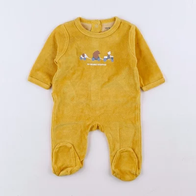 Pyjama 1 mois jaune
